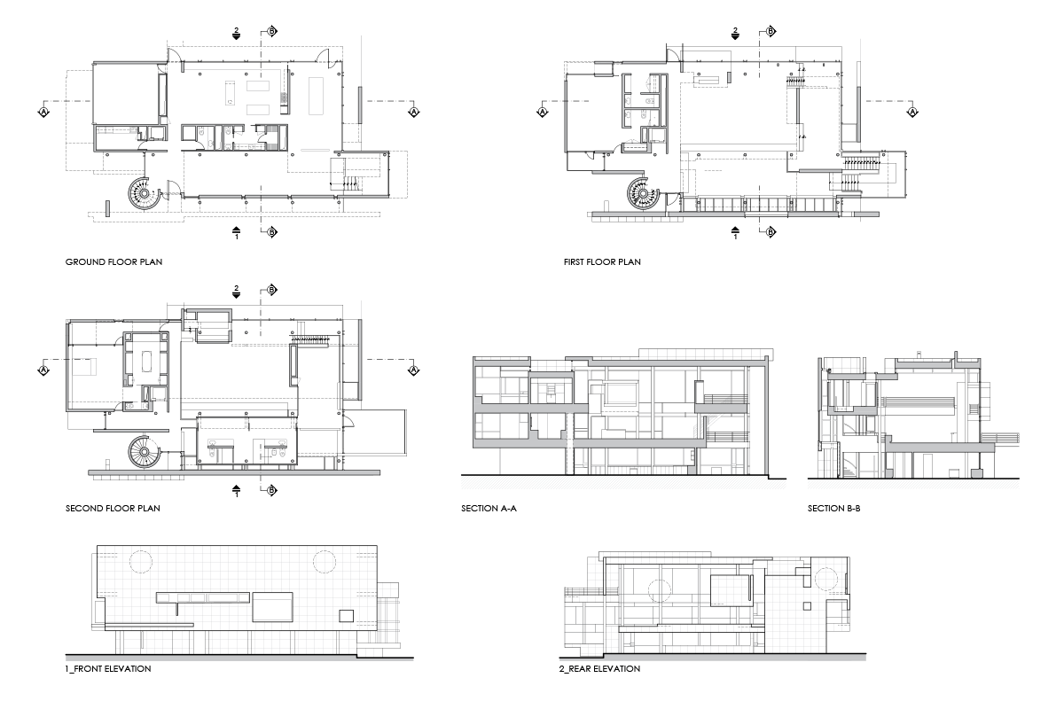 Rachofsky House DWG CAD Project Free Download